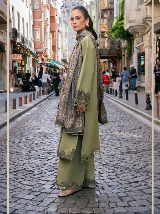 Meet Me In Istanbul by Rang Rasiya Unstitched Khaddar 3Pc Suit - WILLOW
