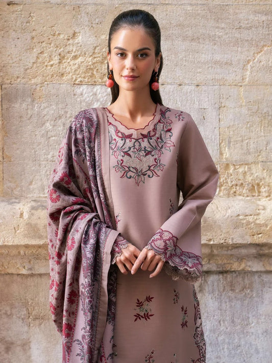 Meet Me In Istanbul by Rang Rasiya Unstitched Khaddar 3Pc Suit - BLOOM