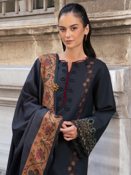 Meet Me In Istanbul by Rang Rasiya Unstitched Khaddar 3Pc Suit - VELORA