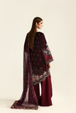 Emaan Adeel Zarposh Embroidered Velvet Unstitched 3Pc Suit - KANWAL