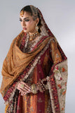 Mbroidered By Maria.b Wedding Formals -BD-3104-Maroon Crimson-Default
