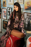 3 Piece Unstitched Embroidered Dobby Linen Suit By M.Prints Vol-31  ( 04-B )