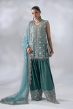 Mbroidered By Maria.b Wedding Formals -BD-3107-Sea Green-Default