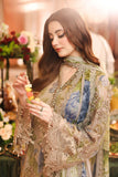 ROYALE TEA AFFAIR CHIFFON UNSTITCHED COLLECTION'26 ( MPC-26-203-Warm Beige )