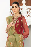 Plush La Roza by Imrozia Premium Embroidery Suit L-249 Blooming Lotus