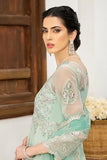 Plush La Roza by Imrozia Premium Embroidery Suit L-250 Dove Petals