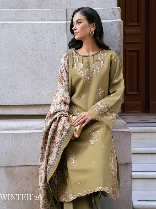 Meet Me In Istanbul by Rang Rasiya Unstitched Khaddar 3Pc Suit - EDEN