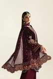 Emaan Adeel Zarposh Embroidered Velvet Unstitched 3Pc Suit - KANWAL