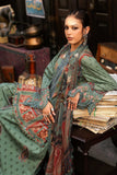 3 Piece Unstitched Embroidered Dobby Linen Suit By M.Prints Vol-31  ( 02-A )