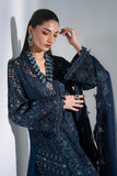 Mbroidered By Maria.b Wedding Formals -BD-3106-Peacock Blue-Default