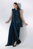 Mbroidered By Maria.b Wedding Formals -BD-3106-Peacock Blue-Default