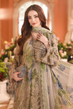 ROYALE TEA AFFAIR CHIFFON UNSTITCHED COLLECTION'26 ( MPC-26-203-Warm Beige )