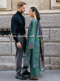 Meet Me In Istanbul by Rang Rasiya Unstitched Khaddar 3Pc Suit - FOREST