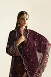 Emaan Adeel Zarposh Embroidered Velvet Unstitched 3Pc Suit - KANWAL