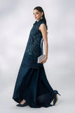 Mbroidered By Maria.b Wedding Formals -BD-3106-Peacock Blue-Default
