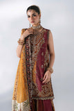 Mbroidered By Maria.b Wedding Formals -BD-3104-Maroon Crimson-Default