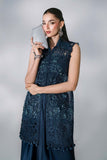 Mbroidered By Maria.b Wedding Formals -BD-3106-Peacock Blue-Default