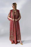 Mbroidered By Maria.b Wedding Formals -BD-3108-Deep Salmon pink-Default