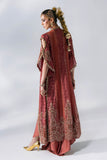 Mbroidered By Maria.b Wedding Formals -BD-3108-Deep Salmon pink-Default