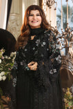 ROYALE TEA AFFAIR CHIFFON UNSTITCHED COLLECTION'26 ( MPC-26-204-Black )