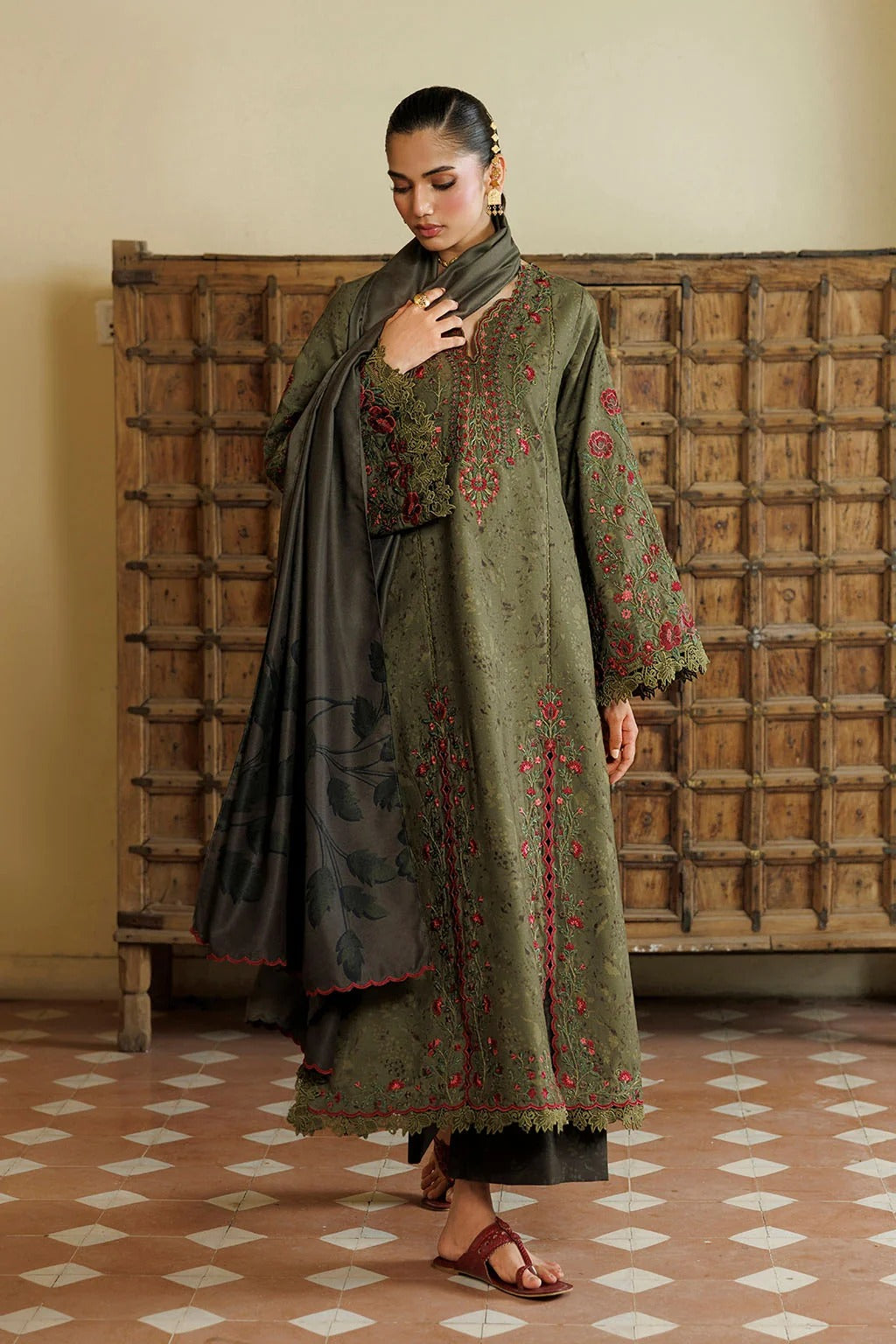 Pre-Fall'26 By Iznik Printed Viscose Linen ( IPF-27 )