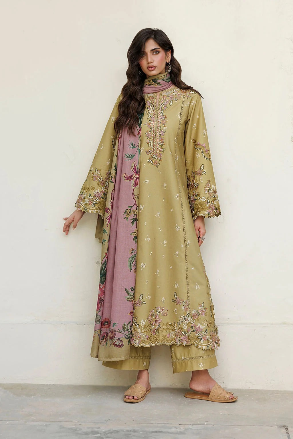 Pre-Fall'26 By Iznik Printed Viscose Linen ( IPF-23 )