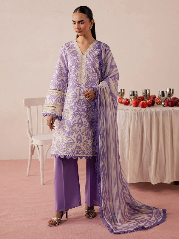 Afsana Lawn '26 By Mahnur AL-10