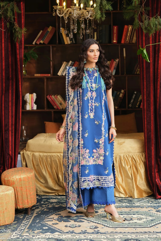Maryam Hussain Luxury lawn`26 (Skye)