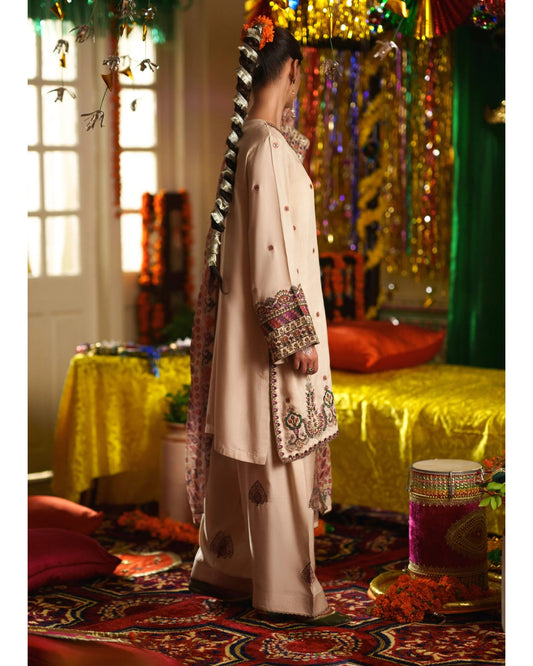 Mubarak - Festive Collection by Casuallite RTW Embroidered Viscose Silk (Sehar)