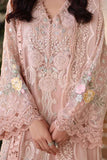 Maria B Embroidered Luxury Chiffon Unstitched 3Pc Suit MPC-26-104 (Master copy)