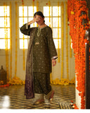 Mubarak - Festive Collection by Casuallite RTW Embroidered Viscose Silk (Mehreen)