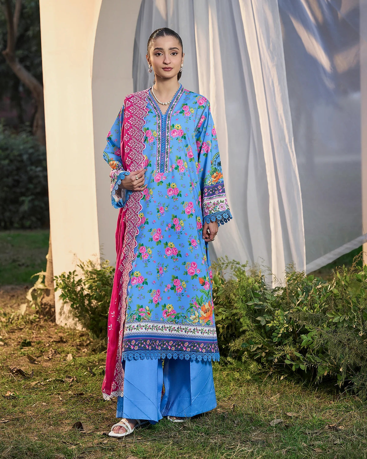 Embroidered Chikankari By Raha  Vol 01 D#09