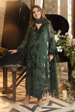 ROYALE TEA AFFAIR CHIFFON UNSTITCHED COLLECTION'26 ( MPC-26-207-Pine Green )