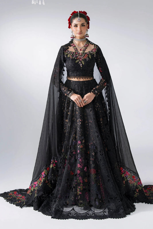Mbroidered By Maria.b Wedding Formals - BD-3101-Obsidian Garden-Default