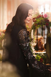 ROYALE TEA AFFAIR CHIFFON UNSTITCHED COLLECTION'26 ( MPC-26-204-Black )