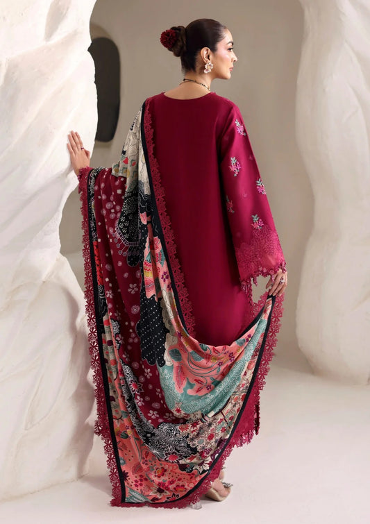 Seraphine Edit 26 Winter By Naqsh ( Raspberry-00276 )