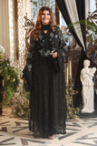 ROYALE TEA AFFAIR CHIFFON UNSTITCHED COLLECTION'26 ( MPC-26-204-Black )