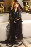 ROYALE TEA AFFAIR CHIFFON UNSTITCHED COLLECTION'26 ( MPC-26-204-Black )