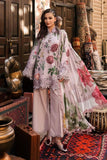 3 Piece Unstitched Embroidered Dobby Linen Suit By M.Prints Vol-31  ( 09-A )