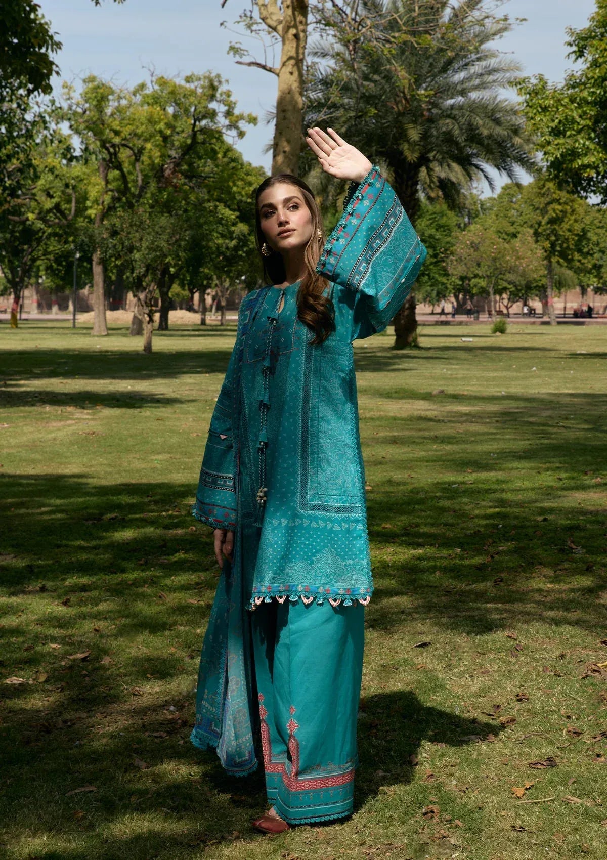 AANGAN PRINTS CHIFFON '26 By Kahf (KPS-5B)