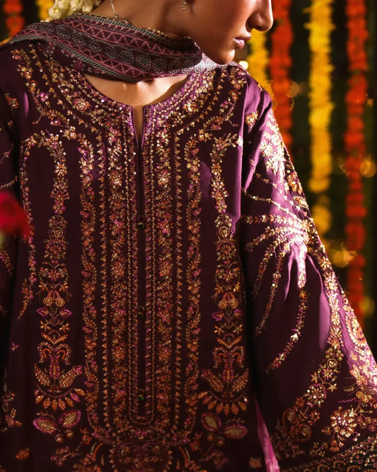 Chand Bali by Casuallite RTW Embroidered Viscose Silk (Husn e Zareen)