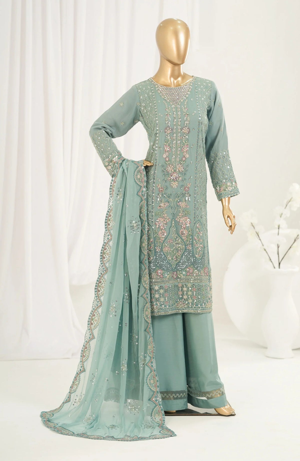 Afsanay Luxury Collection By Sadabahar Vol-3 ( CF-14 Blue)