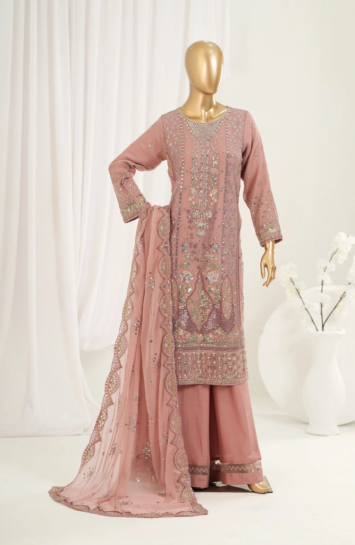 Afsanay Luxury Collection By Sadabahar Vol-3 ( CF-14 Pink)