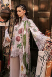 3 Piece Unstitched Embroidered Dobby Linen Suit By M.Prints Vol-31  ( 09-A )