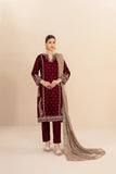 MILAN 3pcs Un-Stitched Fancy Heavy Emb Velvet [D-5712]