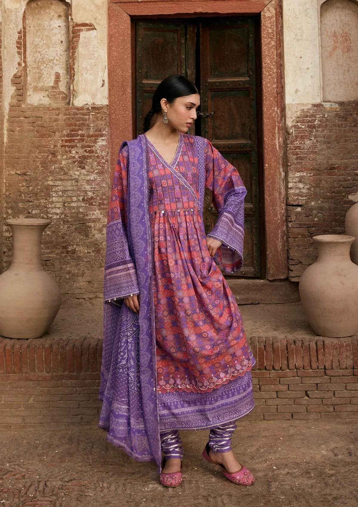 AANGAN PRINTS CHIFFON '26 By Kahf (KPS-3B)