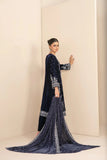 MILAN 3pcs Un-Stitched Fancy Heavy Emb Velvet [D-5711]
