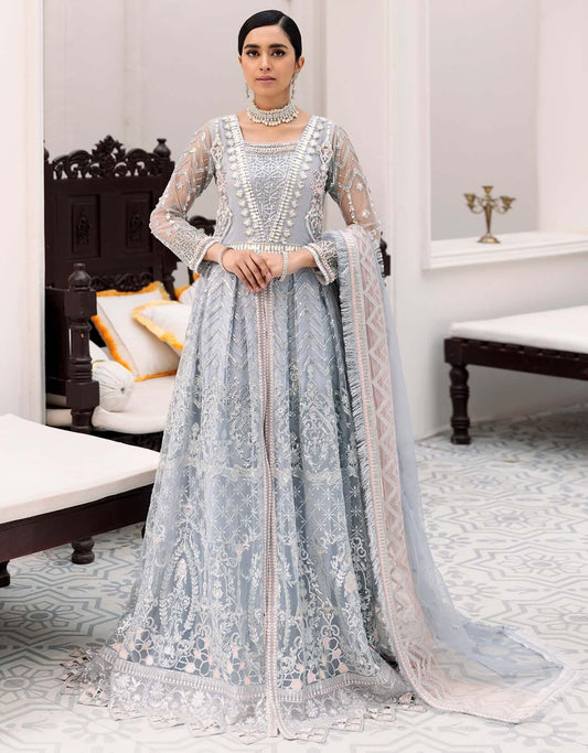 Belle Robe by Emaan Adeel Embroidered Net 3Pc Suit BL-307
