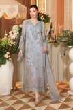 ROYALE TEA AFFAIR CHIFFON UNSTITCHED COLLECTION'26 ( MPC-26-206-Muted Blue )