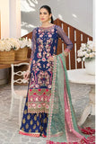 Plush La Roza by Imrozia Premium Embroidery Suit L-246 Florral Ripples